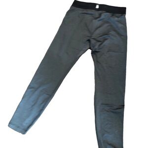 NEW Reebok mens long conditioning compression tights in Ebony Heather Size Large